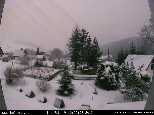 Webcam Holzhau am 09.02.2012 in Holzhau (Erzgebirge)