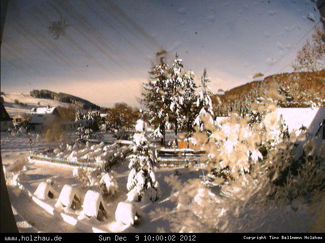 Webcam Holzhau am 09.12.2012 in Holzhau (Erzgebirge)