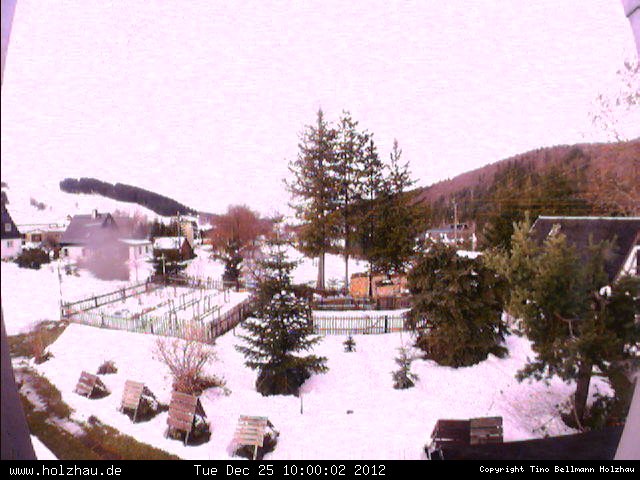 Webcam Holzhau am 25.12.2012 in Holzhau (Erzgebirge)