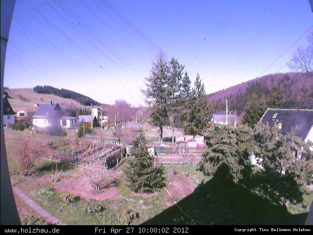 Webcam: Wetter Holzhau 27.04.2012 Webcam Holzhau am 27.04.2012 in Holzhau (Erzgebirge)