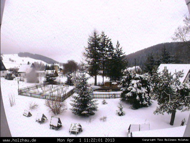 Webcam Holzhau am 01.04.2013 in Holzhau (Erzgebirge)