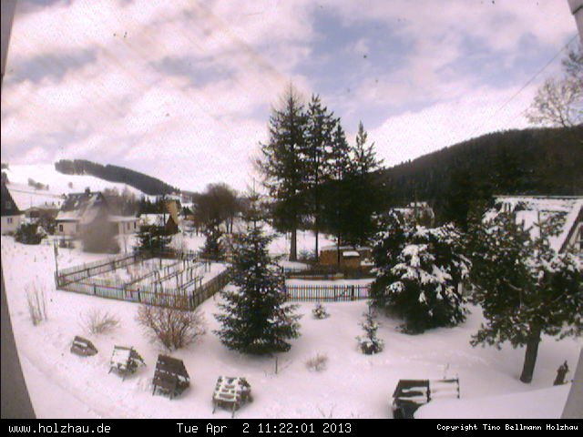 Webcam Holzhau am 02.04.2013 in Holzhau (Erzgebirge)