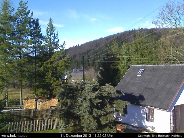 Webcam: Wetter Holzhau 11.12.2013 Webcam Holzhau am 11.12.2013 in Holzhau (Erzgebirge)