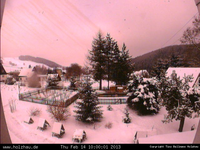 Webcam Holzhau am 14.02.2013 in Holzhau (Erzgebirge)