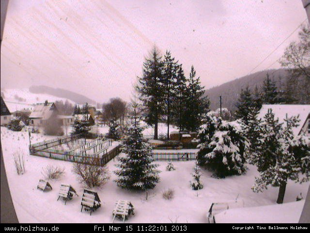Webcam: Wetter Holzhau 15.03.2013 Webcam Holzhau am 15.03.2013 in Holzhau (Erzgebirge)