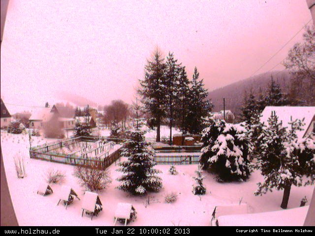 Webcam Holzhau am 22.01.2013 in Holzhau (Erzgebirge)