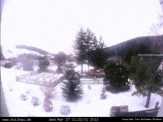 Webcam Holzhau am 27.03.2013 in Holzhau (Erzgebirge)