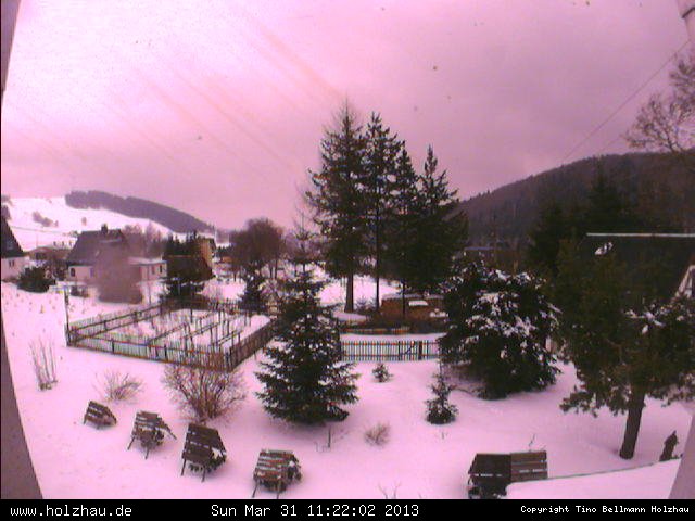 Webcam Holzhau am 31.03.2013 in Holzhau (Erzgebirge)