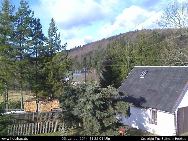 Webcam: Wetter Holzhau 08.01.2014 Webcam Holzhau am 08.01.2014 in Holzhau (Erzgebirge)