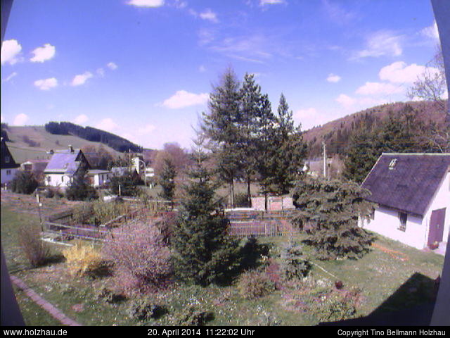 Webcam Holzhau am 20.04.2014 in Holzhau (Erzgebirge)