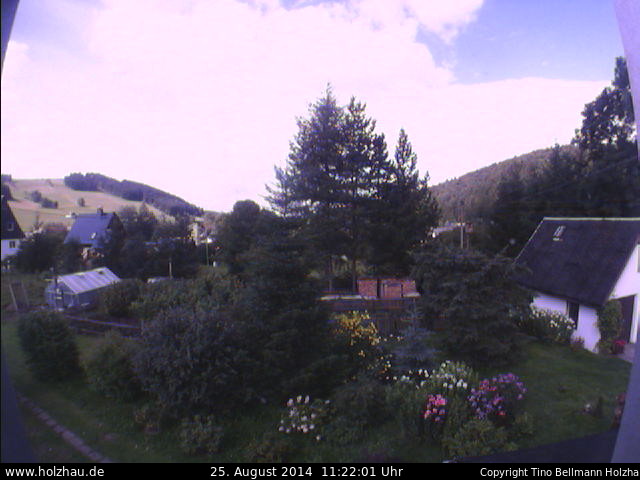 Webcam: Wetter Holzhau 25.08.2014 Webcam Holzhau am 25.08.2014 in Holzhau (Erzgebirge)