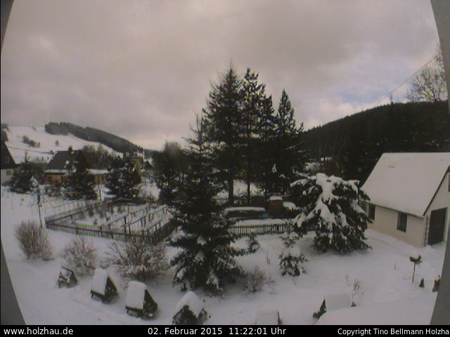 Webcam Holzhau am 02.02.2015 in Holzhau (Erzgebirge)