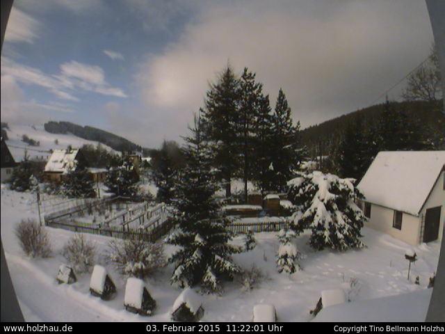 Webcam Holzhau am 03.02.2015 in Holzhau (Erzgebirge)