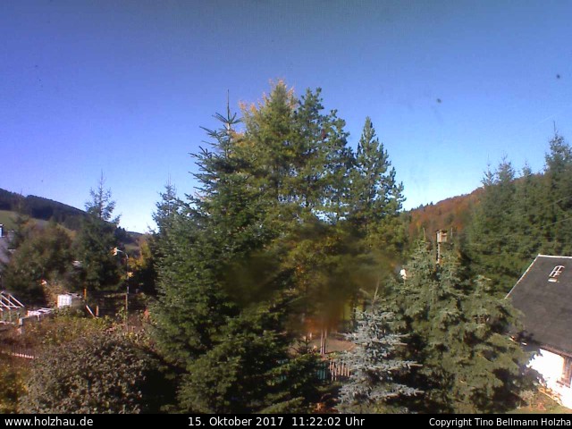 Webcam: Wetter Holzhau 15.10.2017 Webcam Holzhau am 15.10.2017 in Holzhau (Erzgebirge)