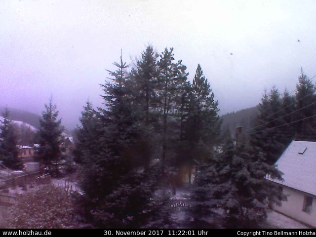 Webcam Holzhau am 30.11.2017 in Holzhau (Erzgebirge)