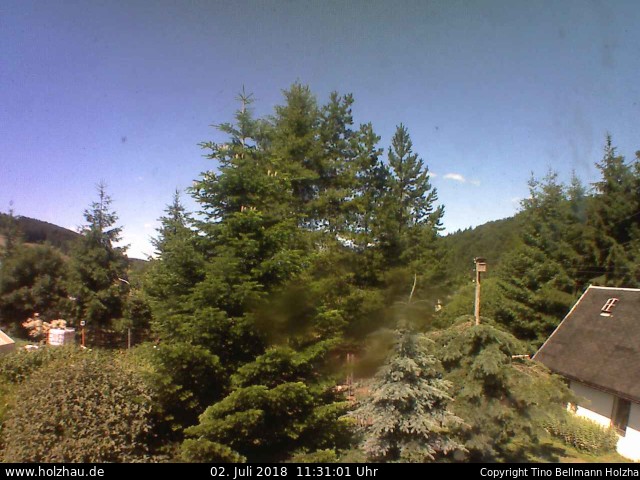 Webcam Holzhau am 02.07.2018 in Holzhau (Erzgebirge)