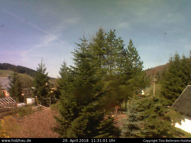 Webcam: Wetter Holzhau 20.04.2018 Webcam Holzhau am 20.04.2018 in Holzhau (Erzgebirge)