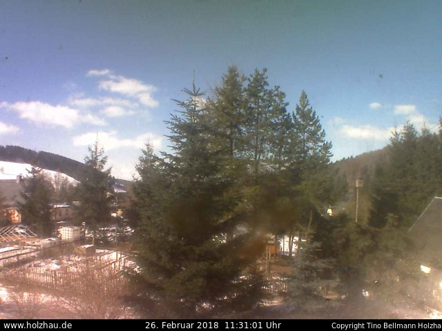 Webcam Holzhau am 26.02.2018 in Holzhau (Erzgebirge)