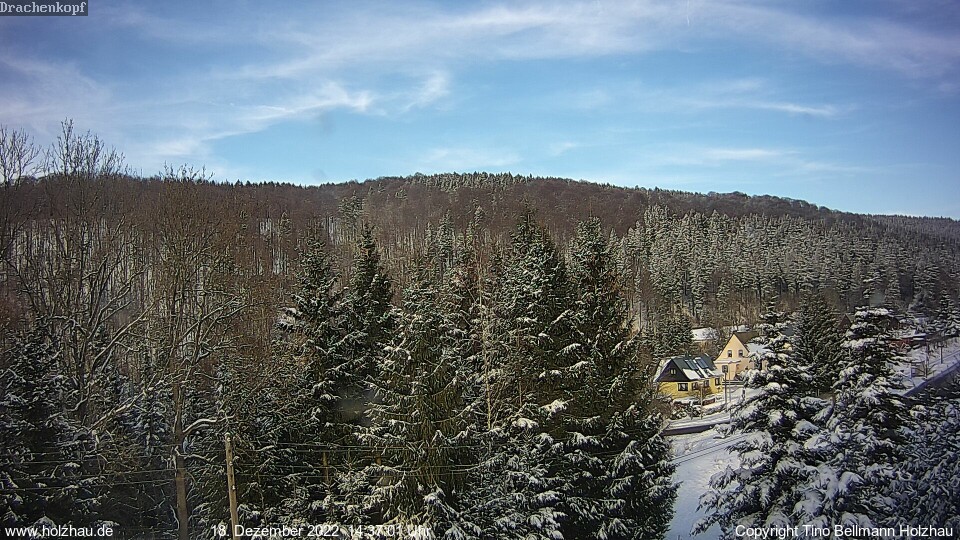 Webcam Holzhau am 18.12.2022 in Holzhau (Erzgebirge)