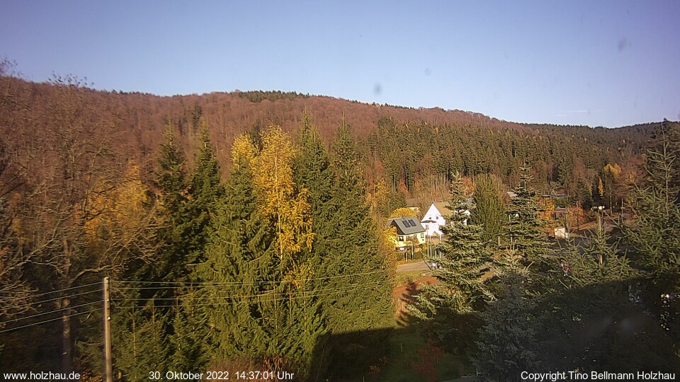 Webcam: Wetter Holzhau 30.10.2022 Webcam Holzhau am 30.10.2022 in Holzhau (Erzgebirge)