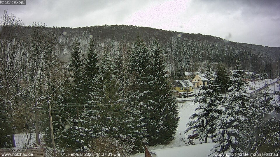 Webcam Holzhau am 01.02.2023 in Holzhau (Erzgebirge)