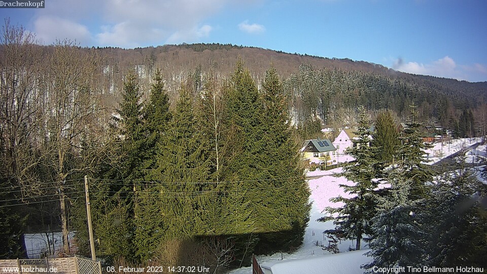 Webcam Holzhau am 08.02.2023 in Holzhau (Erzgebirge)