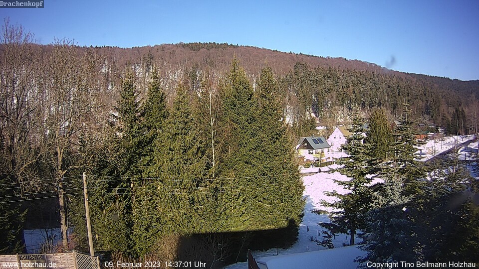 Webcam Holzhau am 09.02.2023 in Holzhau (Erzgebirge)