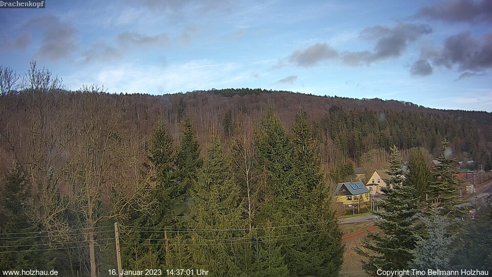 Webcam Holzhau am 16.01.2023 in Holzhau (Erzgebirge)