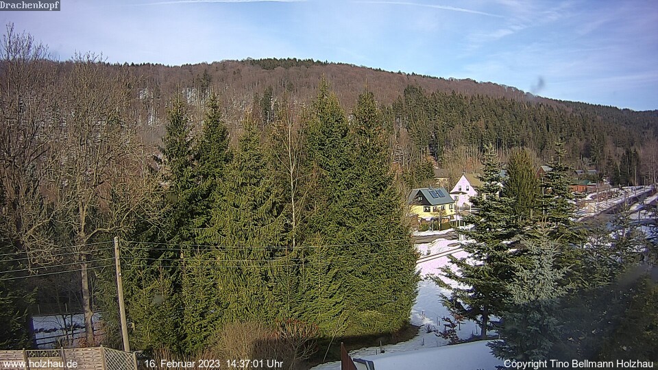 Webcam Holzhau am 16.02.2023 in Holzhau (Erzgebirge)