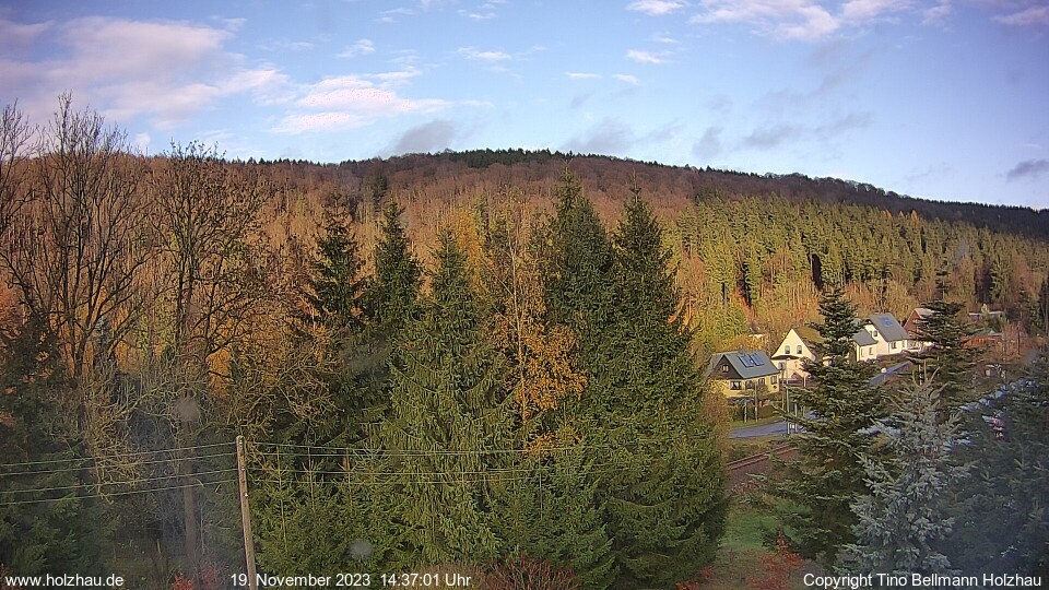 Webcam Holzhau am 19.11.2023 in Holzhau (Erzgebirge)