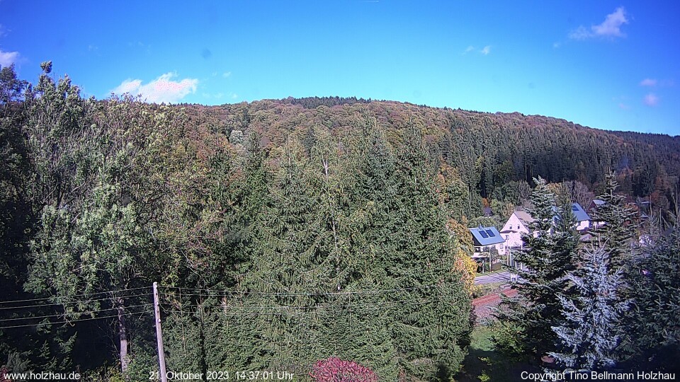 Webcam Holzhau am 21.10.2023 in Holzhau (Erzgebirge)