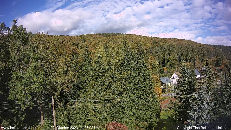 Webcam Holzhau am 22.10.2023 in Holzhau (Erzgebirge)