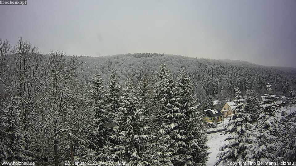 Webcam Holzhau am 23.01.2023 in Holzhau (Erzgebirge)