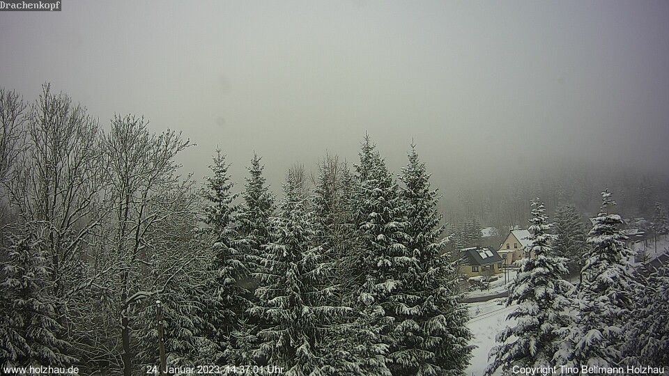 Webcam Holzhau am 24.01.2023 in Holzhau (Erzgebirge)