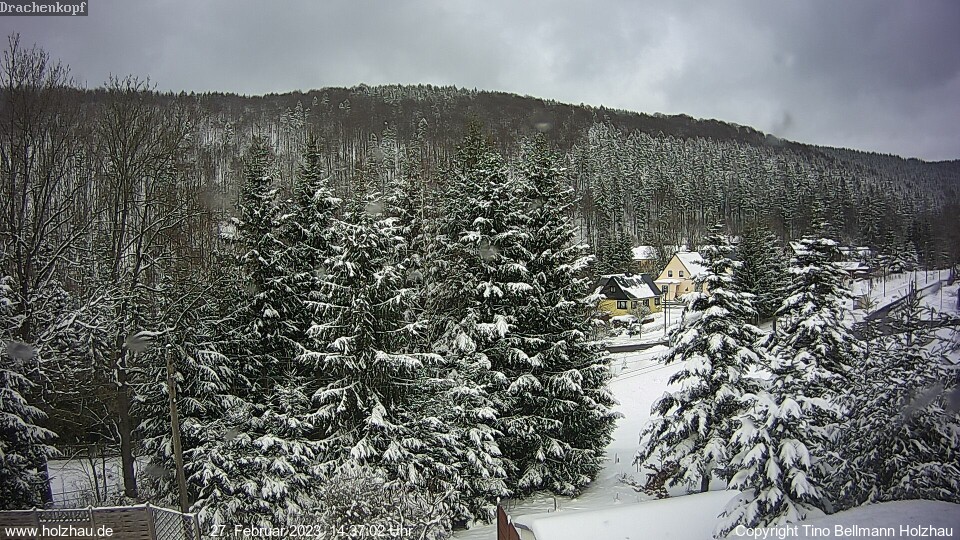 Webcam Holzhau am 27.02.2023 in Holzhau (Erzgebirge)