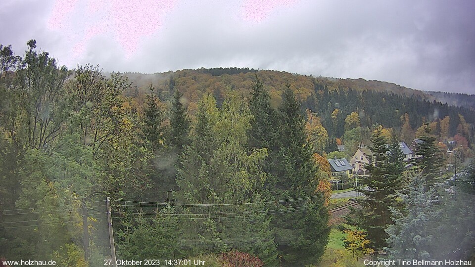 Webcam Holzhau am 27.10.2023 in Holzhau (Erzgebirge)