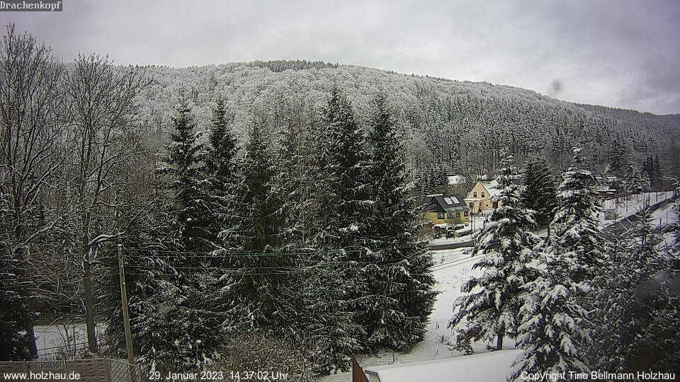 Webcam Holzhau am 29.01.2023 in Holzhau (Erzgebirge)