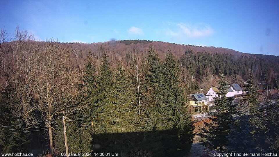 Webcam Holzhau am 08.01.2024 in Holzhau (Erzgebirge)