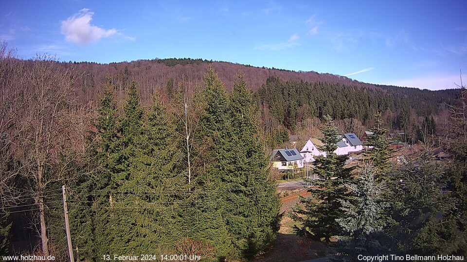 Webcam Holzhau am 13.02.2024 in Holzhau (Erzgebirge)