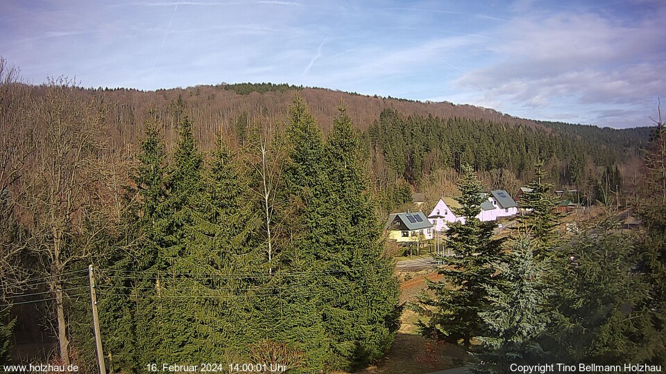 Webcam Holzhau am 16.02.2024 in Holzhau (Erzgebirge)