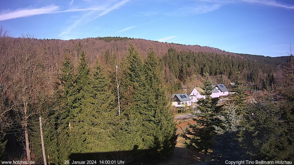 Webcam Holzhau am 29.01.2024 in Holzhau (Erzgebirge)